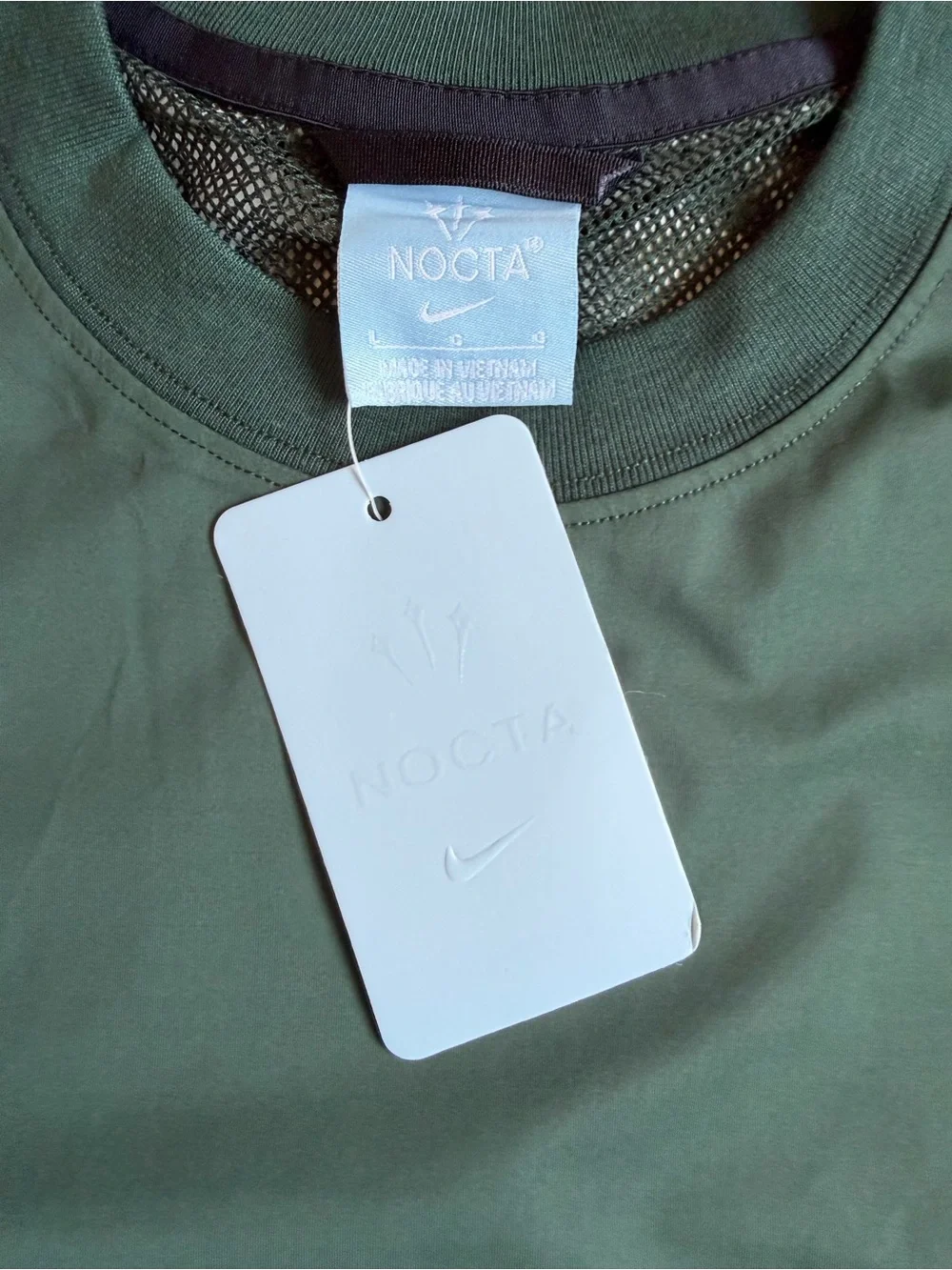 NOCTA x NIKE Golf Short-Sleeve Shirt - Dark Green with White Logos